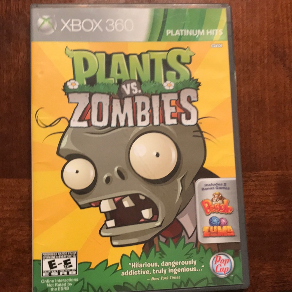 Xbox plants vs zombies fun game but hard levels